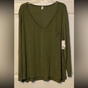 BP. Raw Edge Pocket Tee Size XL